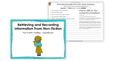 Retrieving and Recording Information - Non-fiction