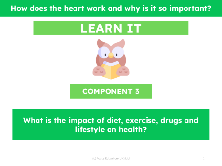 What is the impact of diet, exercise, drugs and lifestyle on health? - Presentation