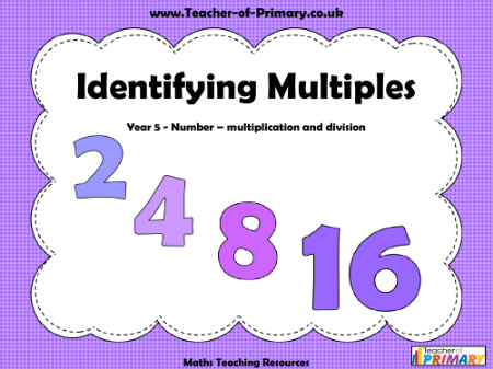 Identifying Multiples - PowerPoint