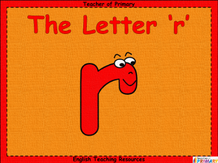 The Letter R - PowerPoint