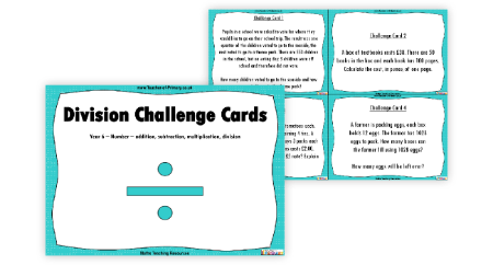 Division Challenge Cards