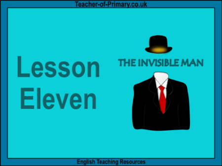 The Invisible Man - Lesson 11 - PowerPoint
