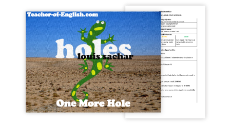 Holes Lesson 22: One More Hole