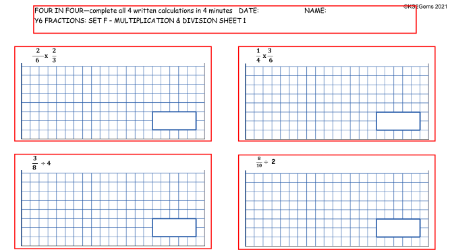 Set F Multiplication and Division