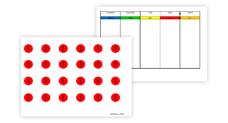 Decimal equivalents of tenths and hundredths