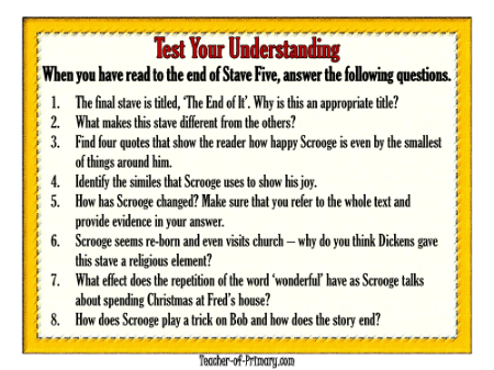 Test your Understanding Worksheet