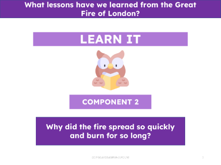 Why did the fire spread so quickly and burn for so long? - Presentation