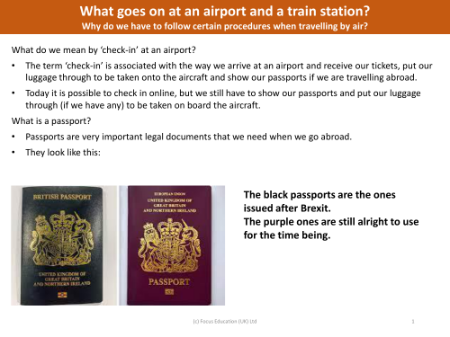 What is a passport - Info sheet