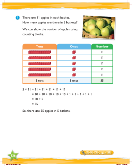 Max Maths, Year 3, Learn together, Multiplying by teen numbers (2)