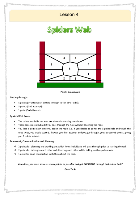 Spiders web - Outdoor and Adventurous Activities