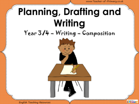 Planning, Drafting and Writing - PowerPoint