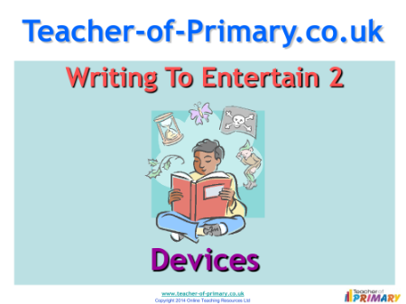 Writing to Entertain - Lesson 2 - Devices PowerPoint