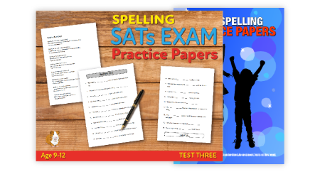 KS2 SATs Spelling Practice - Test 3 (9-12 years)
