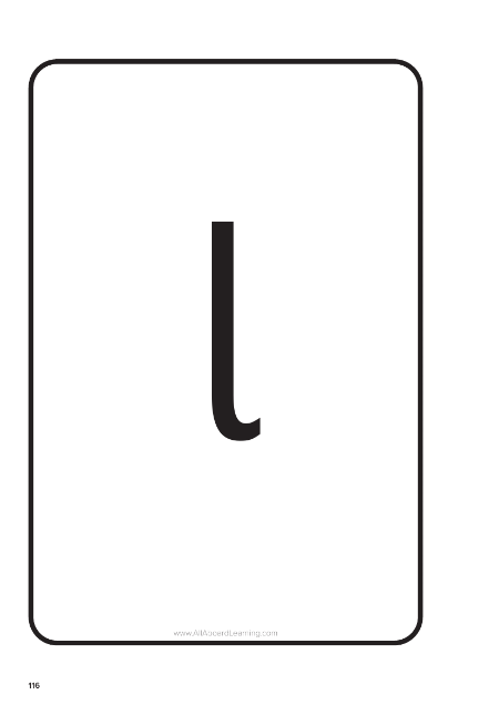 "l" grapheme cards - Resource 