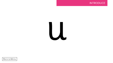 grapheme "u" - Presentation 