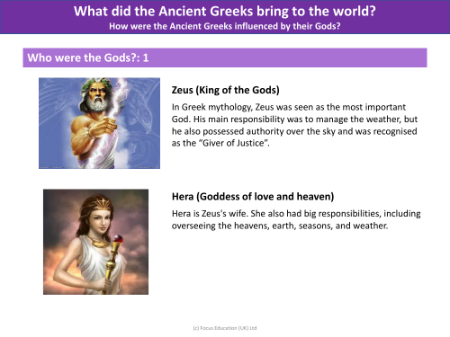 The Gods of Ancient Greece - Info pack