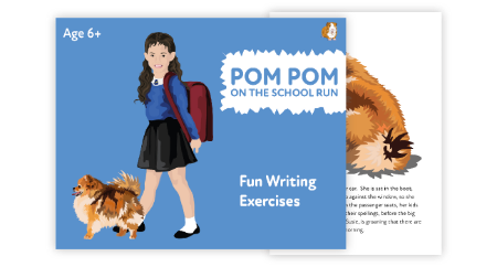 ‘Pom Pom On The School Run’ A Fun Writing And Drawing Activity (6 years +)