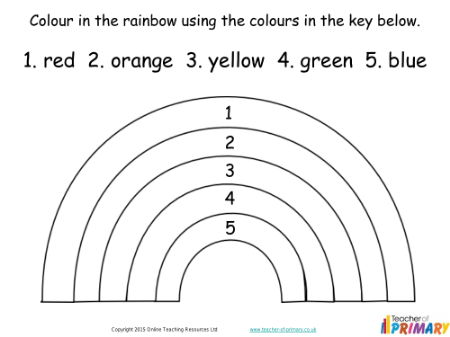 Colours  - Worksheet