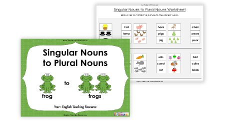 Singular Nouns to Plural Nouns