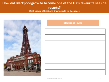 Blackpool Tower - Worksheet - Year 5