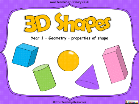 3D Shapes - PowerPoint
