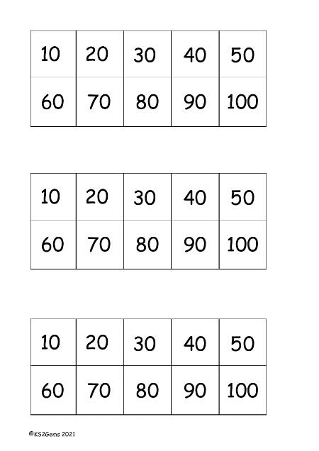 Multiples of 10, 100 and 1000