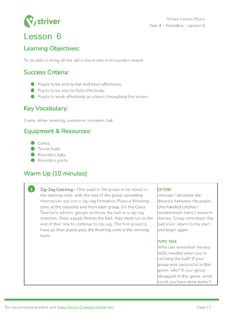 Rounders - Lesson 6