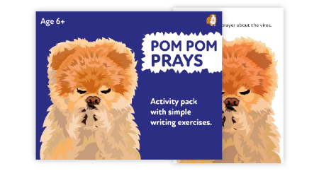 ‘Pom Pom Prays About The Virus’ A Fun Writing And Drawing Activity (4 +)
