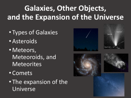 Galaxies, Other Objects and the Universe - Teaching Presentation