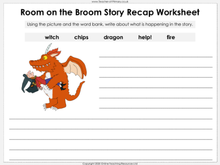 Lesson 5 - Story Recap Worksheet 2