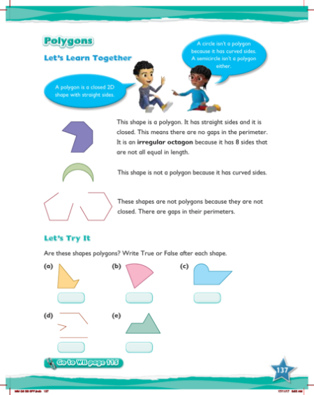 Learn together, Polygons