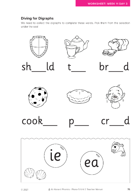 Diving for Digraphs - Worksheet