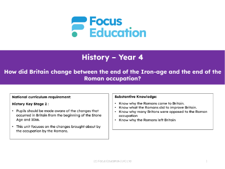 What did the Romans find when they first arrived in Britain? - Presentation