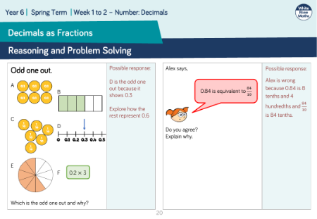 Decimals as Fractions: Reasoning and Problem Solving