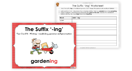 The Suffix '-ing'