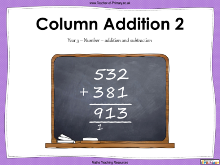 Column Addition 2 - PowerPoint