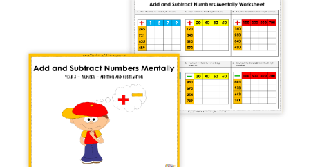 Add and Subtract Numbers Mentally
