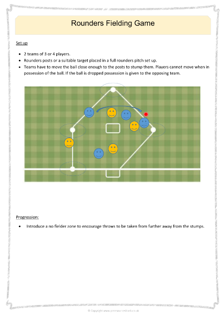 Rounders Fielding Game