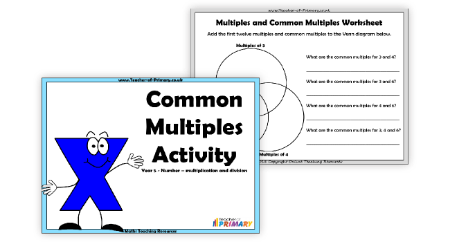 Common Multiples Activity