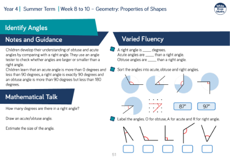 Identify Angles: Varied Fluency