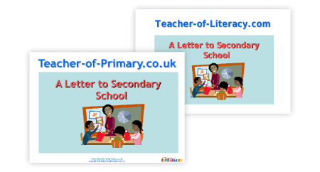 Letter to secondary school