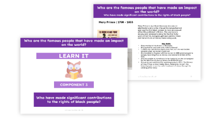 Who have made significant contributions to the rights of black people?