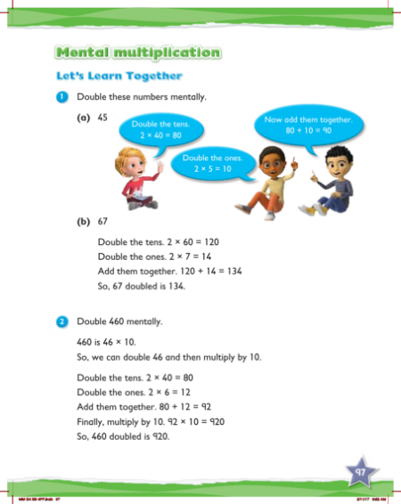 Learn together, Mental multiplication (1)
