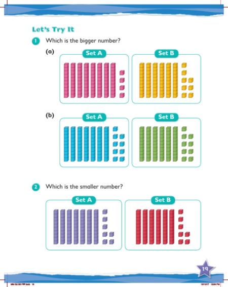 Max Maths, Year 2, Try it, Comparing and ordering numbers to 100