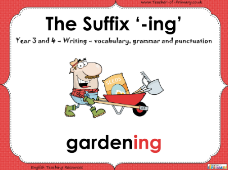 The Suffix '-ing' - PowerPoint