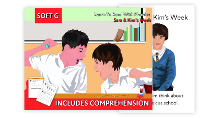 Close Reading Comprehension 'Sam And Kim’s Week’ (4-8 years)