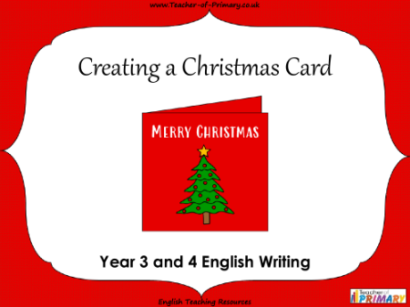 Creating a Christmas Card - PowerPoint