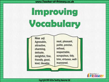 Improving Vocabulary - PowerPoint