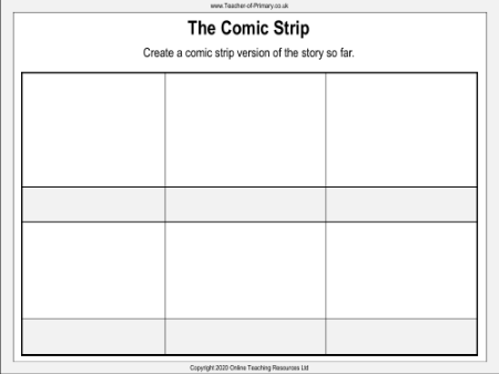 The Highwayman - Lesson 6 - Comic Strip Worksheet