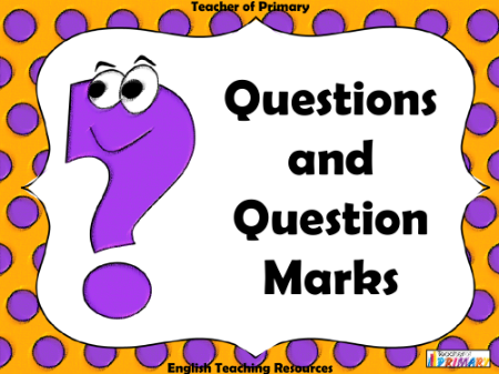 Questions and Question Marks - PowerPoint